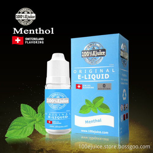 Ice Flavour Ice Lemon Mint Vg E Juice with Zero Nictoine (10ml 30ml)
